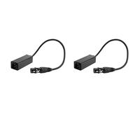 Uooduby 2X L'Isolateur de Câble Audio XLR élimine Le Bruit L'Isolateur Audio de Boucle de Masse Anti-Interférences élimine Le Bruit