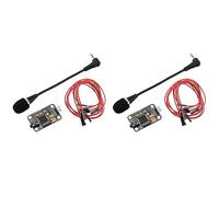 Uooduby 2X Module de Reconnaissance Vocale avec Microphone Reconnaissance de la Parole Panneau de Commande Vocale pour Compatible