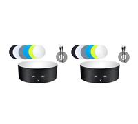 Uooduby 2X Présentoir Rotatif, Plateau Tournant Automatique à 360 Degrés pour L'Affichage de La Photographie, L'Affichage des Figures et des Collections