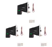 Uooduby 3X Multi-Pièces de Monnaies SéLecteur de Récepteur Distributeur Automatique Jeux Vidéo D'Arcade de Mech