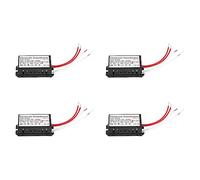 Uooduby 4X 110V A 12V 60W Halogene Convertisseur D' de d'alimentation Transformateur Electronique Noir