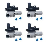 Uooduby 4X Boîtier de Distribution d'eau de Vidange Manuelle Assy 863631T1 pour Mercury Inboard 4.3,5.0,5.7,6.2L 262 305 350 377