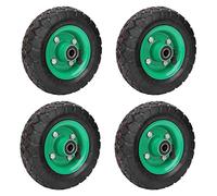 Uooduby 4X Pneu Gonflable Résistant à L'Usure 150 mm Pneu de Qualité Industrielle Chariot Chariot Roulette Pneu 250 Kg 36 Psi