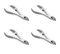 Uooduby 4X Professional Feet Toe Nail Clippers Trimmer Cutters Paronychia Nippers Podologie Podologie Outils de Soins des Pieds en Acier Inoxydable