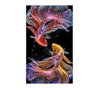 Uooduby 5D Bricolage Plein Forage Diamant Peinture Kits Rond Cristal Strass Broderie Point de Croix pour Adultes Diamant Arts