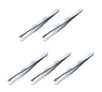 Uooduby 5X Pince à ÉPiler en Acier Inoxydable de 3,5 Pouces pour Sourcils