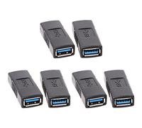 Uooduby 6Pcs USB 3.0 Type A À Adaptateur Coupler Connecteur Changeur