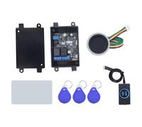 Uooduby Contrôleur D'Accès par Empreinte Digitale avec Module de Relais de Contrôle de Verrouillage Électrique NFC, Interrupteur D'Induction de Carte IC, pour Déverrouillage de Vélo DIY S1.