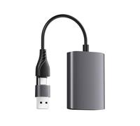 Uooduby Convertisseur HD 1080P 60Hz Compatible USB3.0 vers Double pour Double Écran Affichage Simultané des Écrans Installation Facile Facile à Utiliser