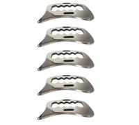 Uooduby Gua Sha Lot de 5 outils de massage en acier inoxydable pour la mobilisation des tissus mous