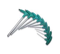 Uooduby Kit de 9 Pièces de Quincaillerie, Clé à Écrou à Six Pans Creux en T, Poignée en T avec Sac de Rangement, Outil de Forgeage