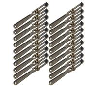 Uooduby Lot de 20 outils de réparation réglables en acier inoxydable pour boîtier arrière de montre