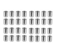 Uooduby Lot de 32 clips de fixation pour treillis mural en acier inoxydable Vert 3 mm