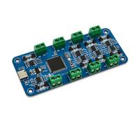 Uooduby Module de Communication USB vers RS485 8 Voies CH348L pour Transmission de Signal en Demi-Duplex avec Indicateur pour Scanner Imprimante
