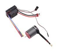 Uooduby Moteur sans balais étanche 3650 avec 60 A ESC Combo pour 1/10 RC voiture camion pièces 5200KV