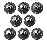 Uooduby Paquet de 8 Roulettes Auto-Adhésives Mises à Jour, Bâton en Acier Inoxydable 201 sur Roues