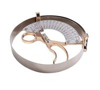 Uooduby Règle de mesure pour chapeau, outil de mesure pour chapeau, diamètre intérieur, micromètre, règle de fabrication de chapeaux