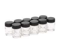 Uooduby Réservoir de Verre pour à Airbrush Nail Art Accessoires pour Outil de à Airbrush Peinture Tasse 10 Pièces 22cc pour Bouteille de Cosmétique de Peinture D'Airbrush