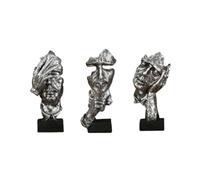 Uooduby Statue Abstraite en Résine pour Bureau, Sculpture, Figurines Miniatures, Personnage, Art Nordique, Artisanat, Bureau, Maison, C