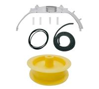 Uooduby WE49X20697 Kit de Roulements pour Sèche-Linge WE3M26 Roulement Supérieur WE9M30 Feutre de Tambour WE12M29 Courroie WE1M1067 Roulement Coulissant WE12X83