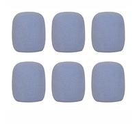 UOOOM 6 pcs Colorées Mousse Bonnettes pour Microphone à Main (Gris)