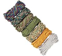 UOOOM 7 pcs Multicolore Multifonction Paracordes pour Parachute Bracelet (Colorful U-A3M)