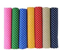 UOOOM Lot de 7pcs 50 x 50 cm Patchwork Coton Tissu DIY Fait à la Main en Tissu à Coudre Quilting Designs Différents (# A003)