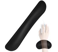 Uootach Kit de Support de Repose Poignet pour clavier et souris, repose-poignet en silicone, tapis de souris en mousse à mémoire de forme, antidérapant, pour soulager douleurs mains et poignets