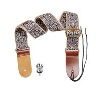 UOPJDD 1 sangle pour ukulélé, accessoires de ukulélé, motif vintage, bandoulière réglable.