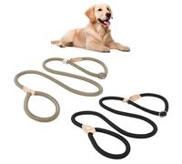 UOPJDD 2 Morceaux De Laisse pour Chiens, Fournitures D'Entraînement pour Chiens, Laisse pour Chiens Réglables, Fournitures pour Animaux De Compagnie, Fournitures De Voyage en Plein Air.