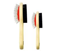 UOPJDD 2 Morceaux De Peigne en Bois Double Face pour Animaux De Compagnie, Poignée Confortable, Peigne De Massage pour Chats Et Chiens, Fournitures De Nettoyage pour Animaux De Compagnie.