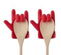 UOPJDD 2 Pièces Rack Creative Spoon, Lift De Couvercle en Pot, Outils De Cuisine Résistants À La Chaleur, Fournitures De Cuisine, Accessoires De Cuisson.