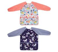 UOPJDD 2 Pièces Tablier pour Enfants De Dessins Animés, Tablier Imperméable Et Sale, Adapté À La Peinture, Aux Travaux Ménagers, Au Jardinage.