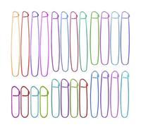UOPJDD 24 Pièces Épingles en Aluminium, Outils Tricus À La Main, Boucles De Marquage Métallique, Épingles Multifonctionnelles, Accessoires De Couture De Bricolage.