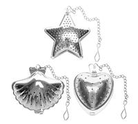 UOPJDD 3 Morceaux De Filtre À Thé en Chaîne, Filtre À Thé en Acier Inoxydable, Brasseur De Thé Créatif, Accessoires De Thé, Outils De Cuisine.