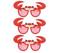 UOPJDD 3 Morceaux De Lunettes De Crabe, Lunettes Créatives Et Amusantes, Accessoires De Vêtements Drôles, Accessoires Photo De Fête.