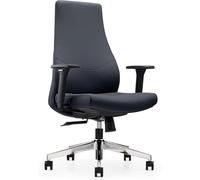 UOPYNE Chaise Bureau Ergonomique en Cuir synthétique avec roulettes, accoudoirs rabattables, pivotante et réglable, siège administratif Confortable for Le Bureau à Domicile(Style 2)
