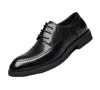 UOPYNE Chaussures habillées Oxford à Lacets Style coréen for Hommes, Chaussures Classiques en Cuir for Les Occasions Formelles et décontractées, for Un Moderne