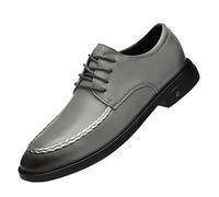 UOPYNE Chaussures Oxford imperméables en Cuir véritable for Homme, Bout Pointu, élégantes et habillées à Lacets, parfaites for Le Bureau