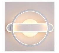 UOPYNE Creative Ring Shape Wall Sconces, Modern High Light Transmission Silica Gel Lights, Bathroom Vanity Lamp, Retro Industrial Lighting for Restaurant Living Room Bedside Stairs