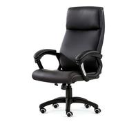 UOPYNE Executive High Back Office Chair Faux Leather Ergonomic Reclining with Adjustable Height and 360 Swivel for Comfort