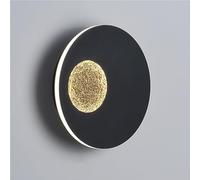 UOPYNE Industrial Black Metal Vanity Wall Lamps Modern Circular Bedroom Sconces 13W White light Farmhouse Light for Kitchen Restaurant Barn