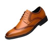 UOPYNE Meilleures Chaussures habillées décontractées for Hommes Oxford d'affaires Confortables for en Cuir Formelles à Bout Pointu sans Lacet