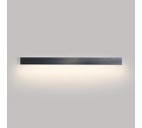 UOPYNE Modern Three-color dimming Wall Sconce Black Metal Minimalist Hardwired Light for Living Room Bedroom Hallway Indoor Lighting