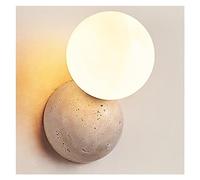 UOPYNE Modern Wall Sconces Yellow Travertine Natural chipping Lights G9 Globe Lamps with Milk Glass Shade for Bedroom Living Room Stairs Aisle Balcony