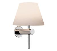 UOPYNE Silver/Gold Industrial Wall Sconces Retro Lighting with White Fabric Shade, Bathroom Vanity Lights for Bedroom Living Room Hallway Porch,E26/E27 Base