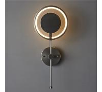 UOPYNE Wall Sconce Lighting, 26W Industrial Light Fixture, Dimmable Lamp for Bedroom, Bathroom, Living Room, Hallway Brushed Brass Metal Finish