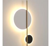 UOPYNE Wall Sconce, Simple Creative Bathroom Vanity Light Lamp, Indoor Mount Lighting, 15W/19W Fixture for Living Dining Room Bedroom Hallway Aisle