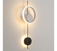 UOPYNE Wall Sconce, Simple Creative Bathroom Vanity Light Lamp, Indoor Mount Lighting, 15W/19W Fixture for Living Dining Room Bedroom Hallway Aisle