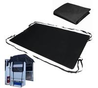 Uoqpty Auvent De Porte Arrière pour Fourgon Camionnette Camping-Car | Bache Porte Arrière Van Aménagé - Protection Arrière Imperméable Anti-Vent pour Van Camping-Car Activités